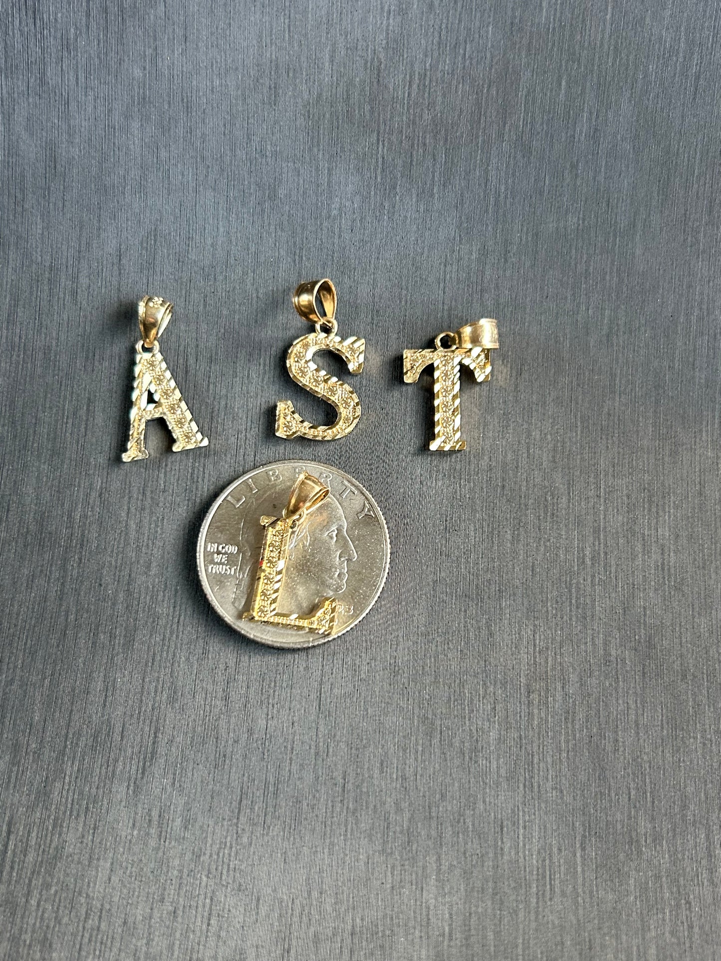 10k gold Letter/Initial