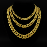 10k hollow & solid gold Miami Cuban links