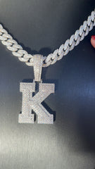 2” letter pendant