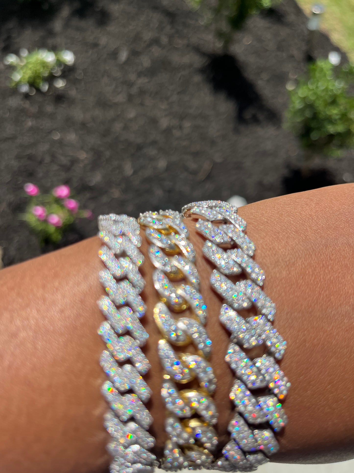 Cuban Link Bracelet GRA & tester certified
