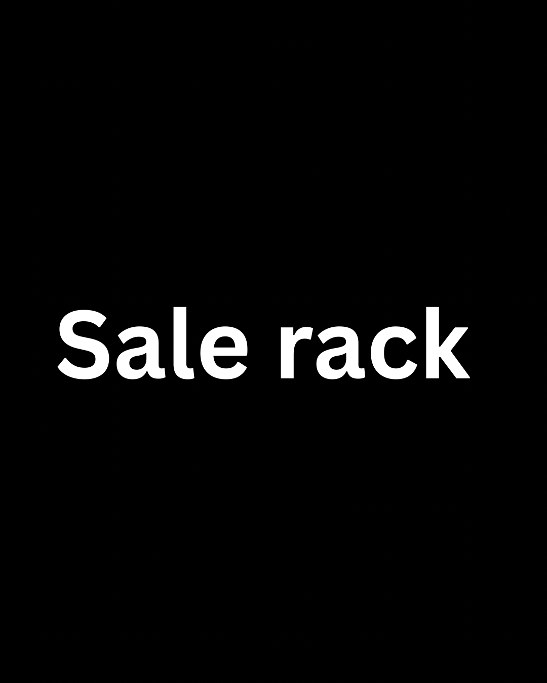Sale rack