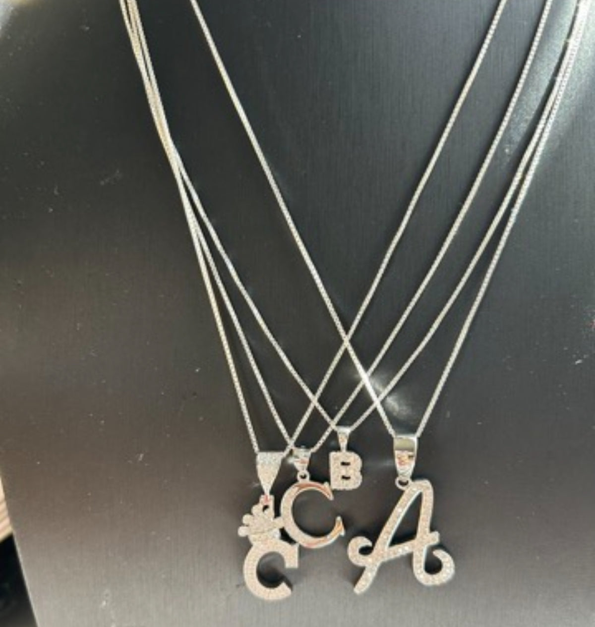 925 Silver Initial & Necklace you must add letter & necklace length to cart