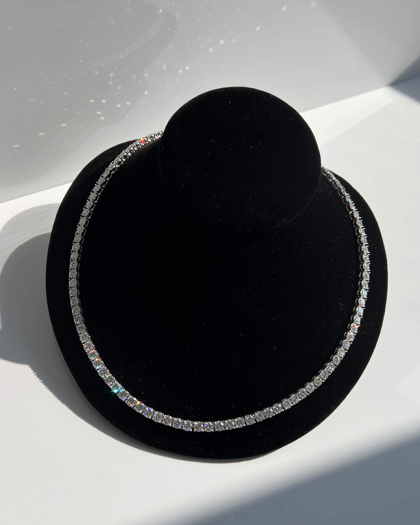 Tennis Necklace GRA & tester Certified