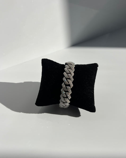 Cuban Link Bracelet GRA & tester certified
