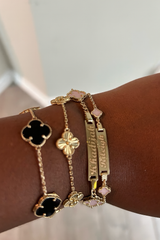 5” kids & 7” adults ID bracelets (email name to info@meekthajeweler.com)