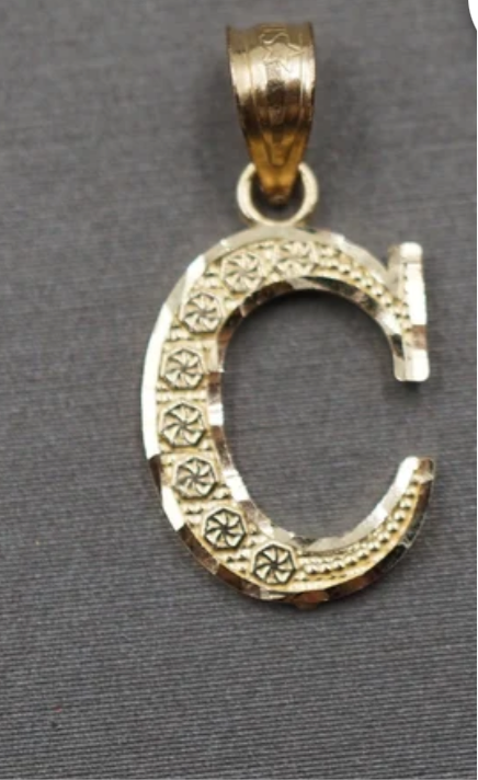 10k gold Letter/Initial