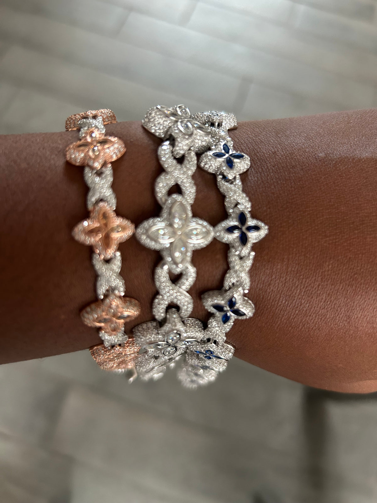 Infinity clover bracelet