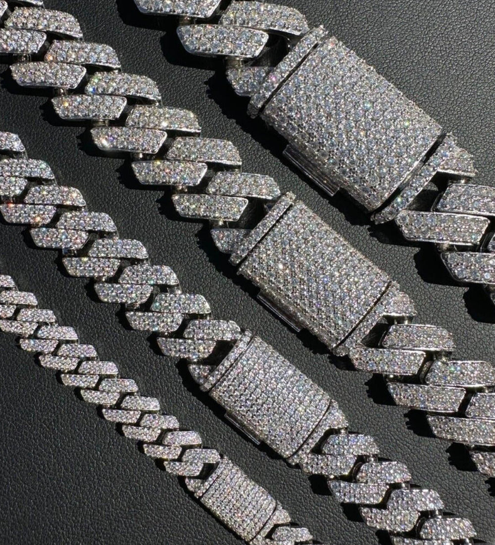 14mm cuban link bracelet gra & tester certified